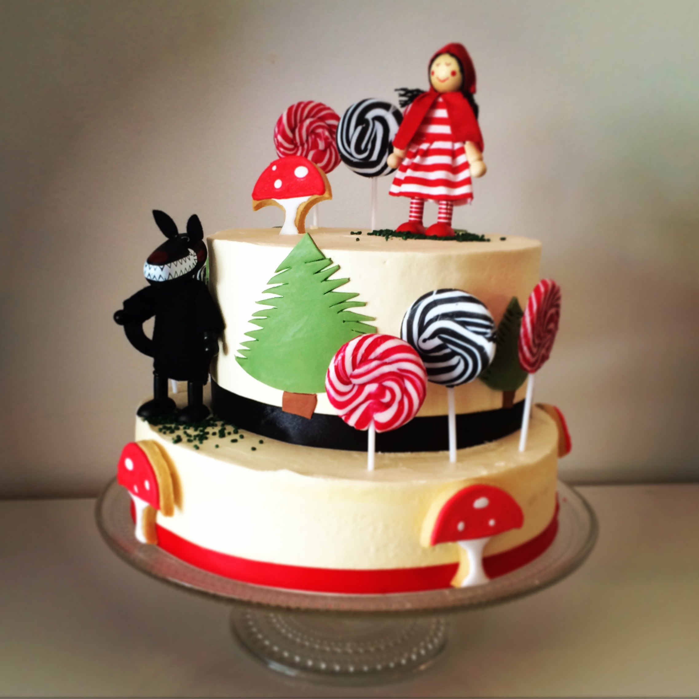 Little Red Riding Hood Cake  Birthday cake kids, Themed cakes, Girl cakes