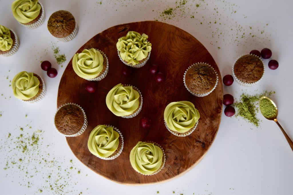 Matcha bollakökur - Allt sætt 