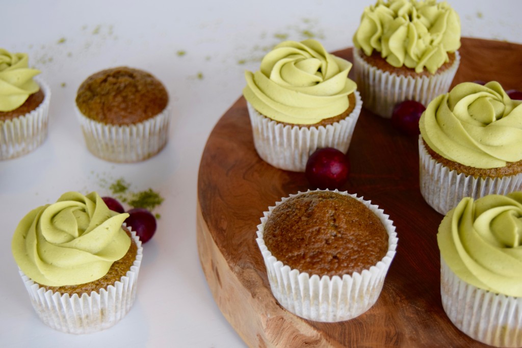 Matcha bollakökur - Allt sætt 