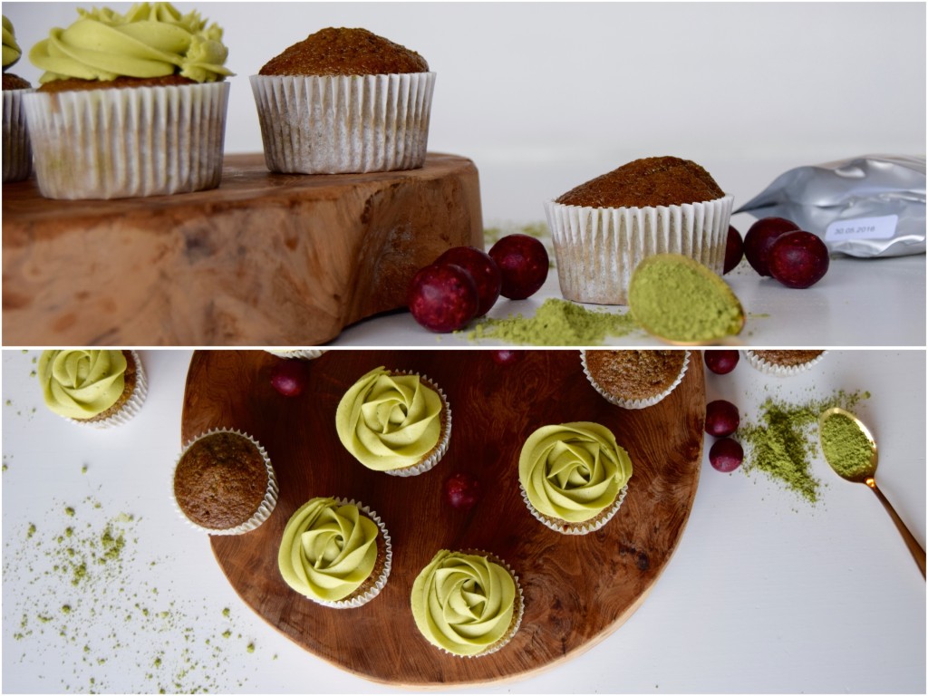 Matcha bollakökur - Allt sætt 